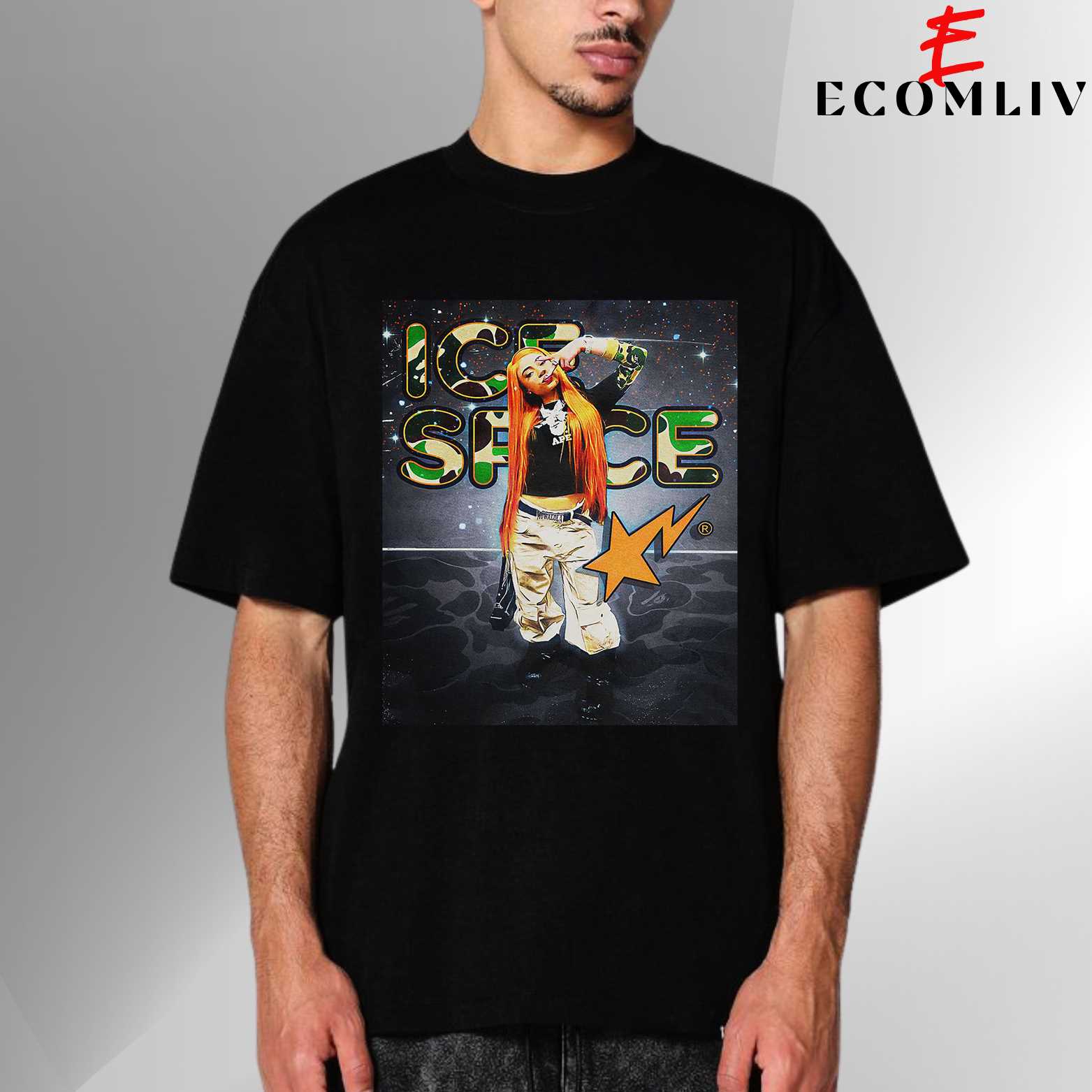 Y2k Rap Star Ice Spice, Unisex T-Shirt